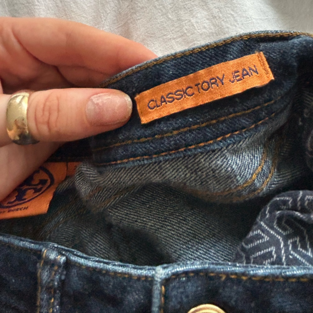 Tory Burch classic Tory bootcut jeans - Picture 4 of 6
